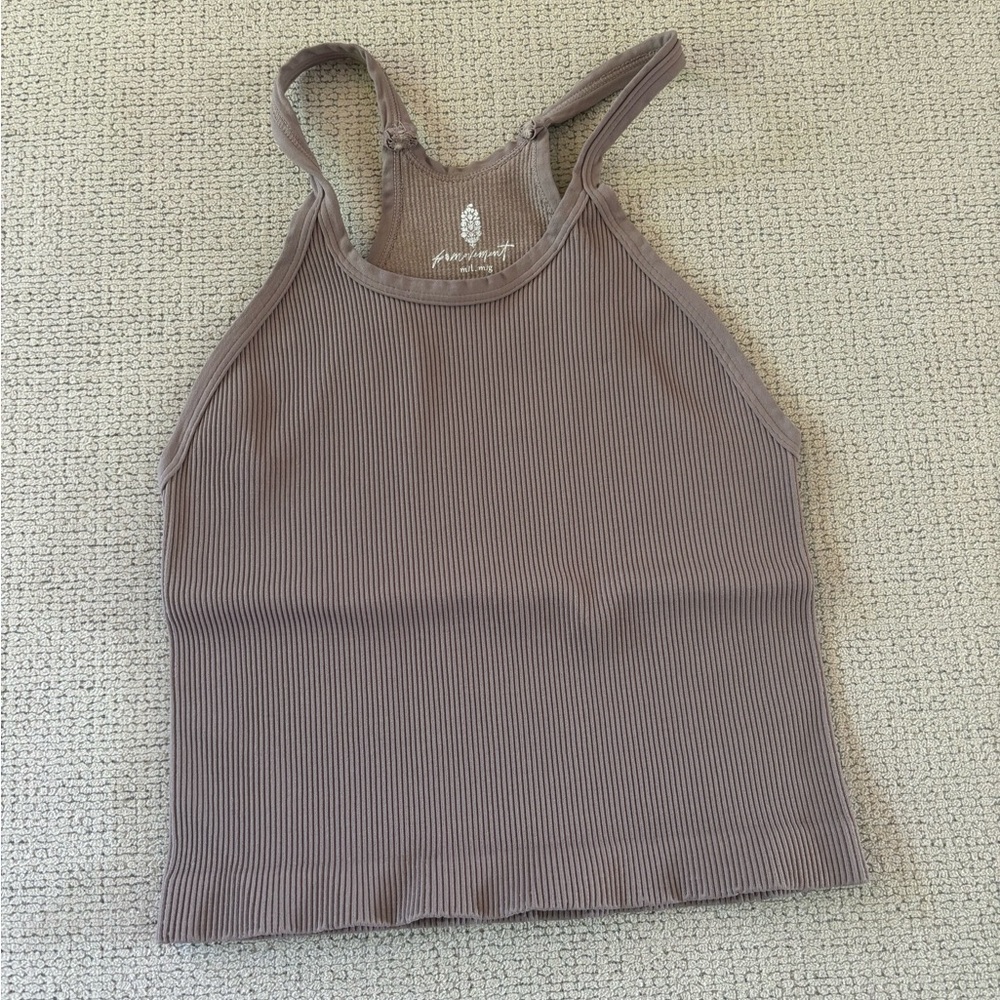 Free People Happiness Runs Long Crop Tank XS/S - Picture 2 of 4